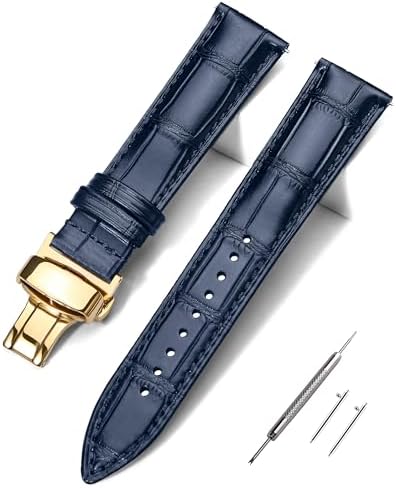 Amazon.com: Ewatchparts 20mm Leather Watch Band Strap Compatible